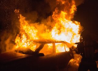 vehiculo accidente incendio trafic abogados