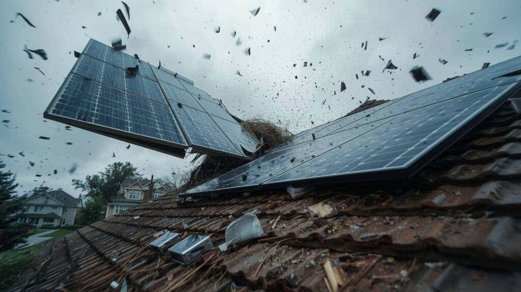 Indemnizacion por desprendendimiento de placas fotovoltaicas